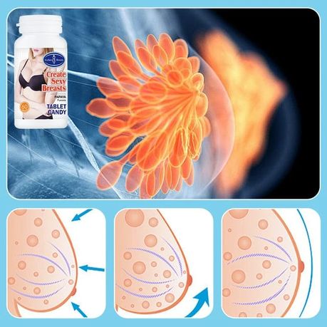 Aichun Beauty Create Sexy Breast Enhancer Papaya Tablet Pills Candy 60's