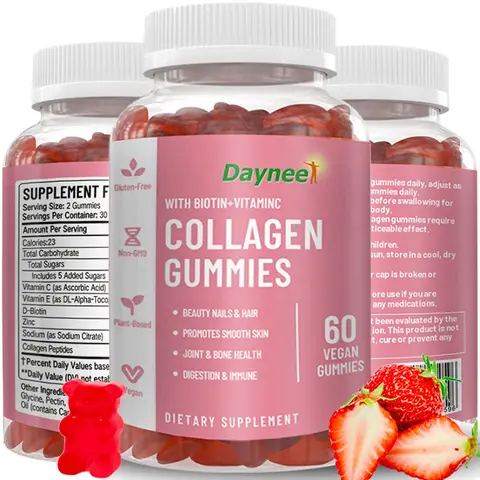 Collagen Gummies | Skin Glow, Hair & Nail Support – Tasty Beauty Supplement