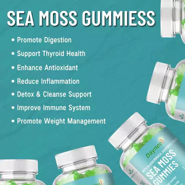 Vegan Sea Moss Gummies – Digestive, Immune & Thyroid Support – Kenya