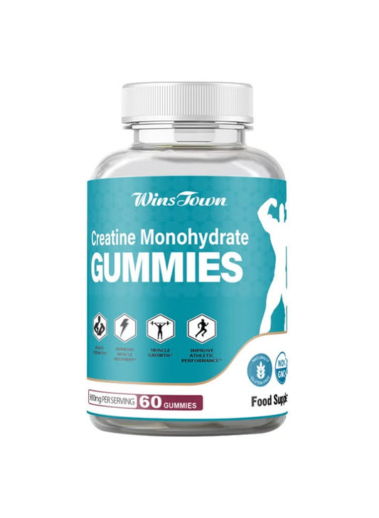 WinsTown Creatine Gummies Kenya – 60 Natural Flavored Muscle Building Gummies