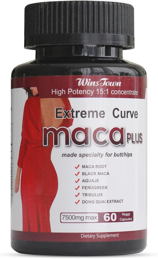 Extreme Curve Maca Plus Capsules – Butt enhancement, energy & sexual performance