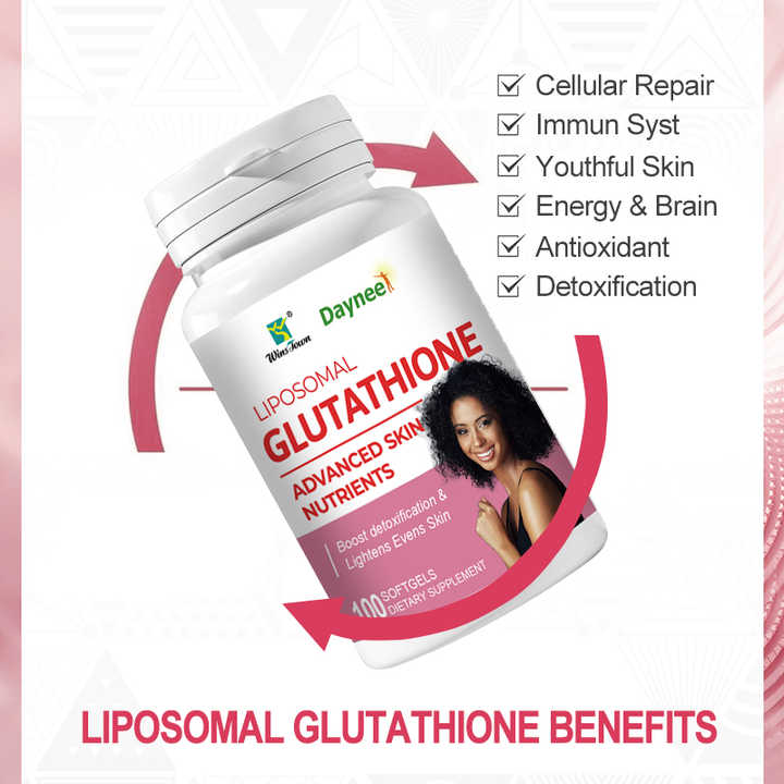 "Liposomal Glutathione skin whitening supplement in Kenya - Daymeal antioxidant detox pills for youthful glowing skin"
