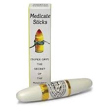 Madura Herbal Feminine Stick and box with traditional herbal branding”
