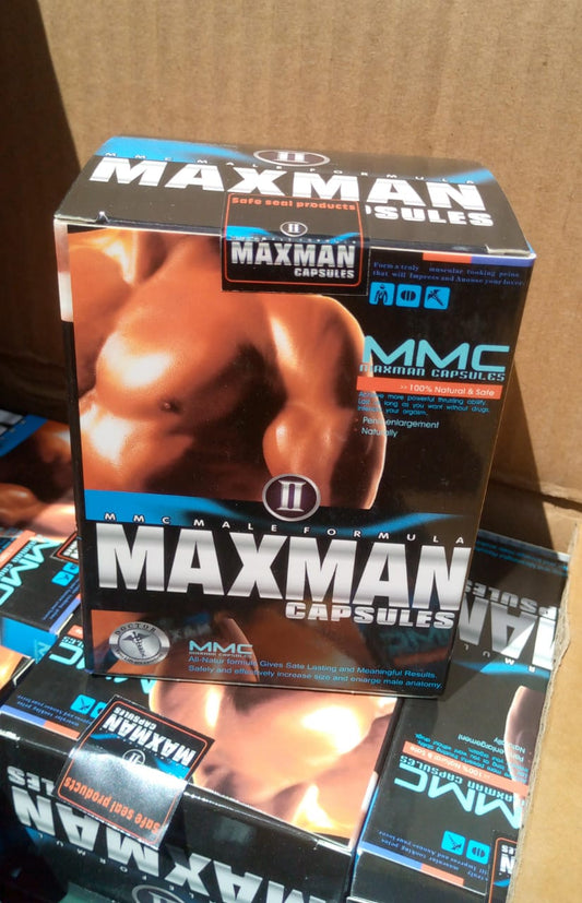MMC Maxman II capsules Kenya – fast-acting herbal male enhancer for erection and stamina