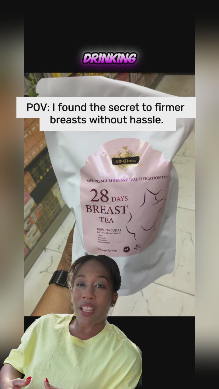 28-Day Breast Enhancement Tea packaging – Platinum Store Kenya