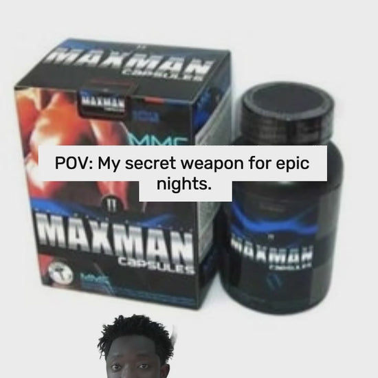 Maxman Capsules – Male Enhancement Supplement | 60 Capsules | Kenya