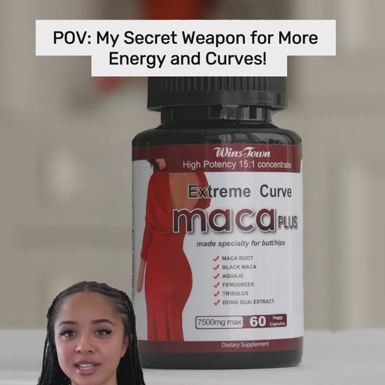 Extreme Curve Maca Plus 7500mg capsules – female vitality supplement by Platinum Store