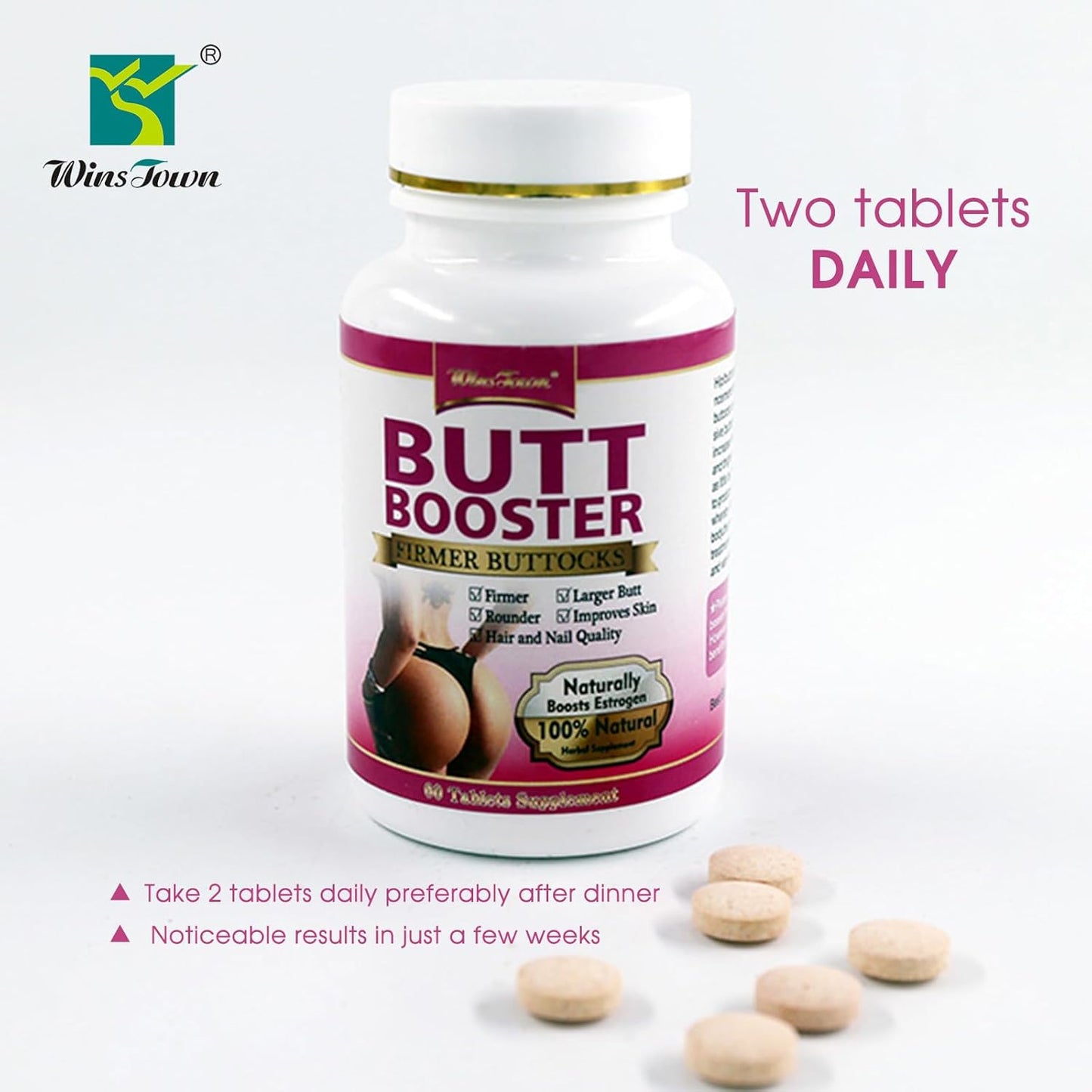Butt Booster Pills for Firm & Round Buttocks in Kenya - 100% Natural