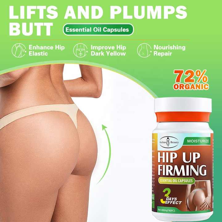 Hip Up  firming Oil Capsules | Firming & Lifting – 3 Days Effect (90pcs)