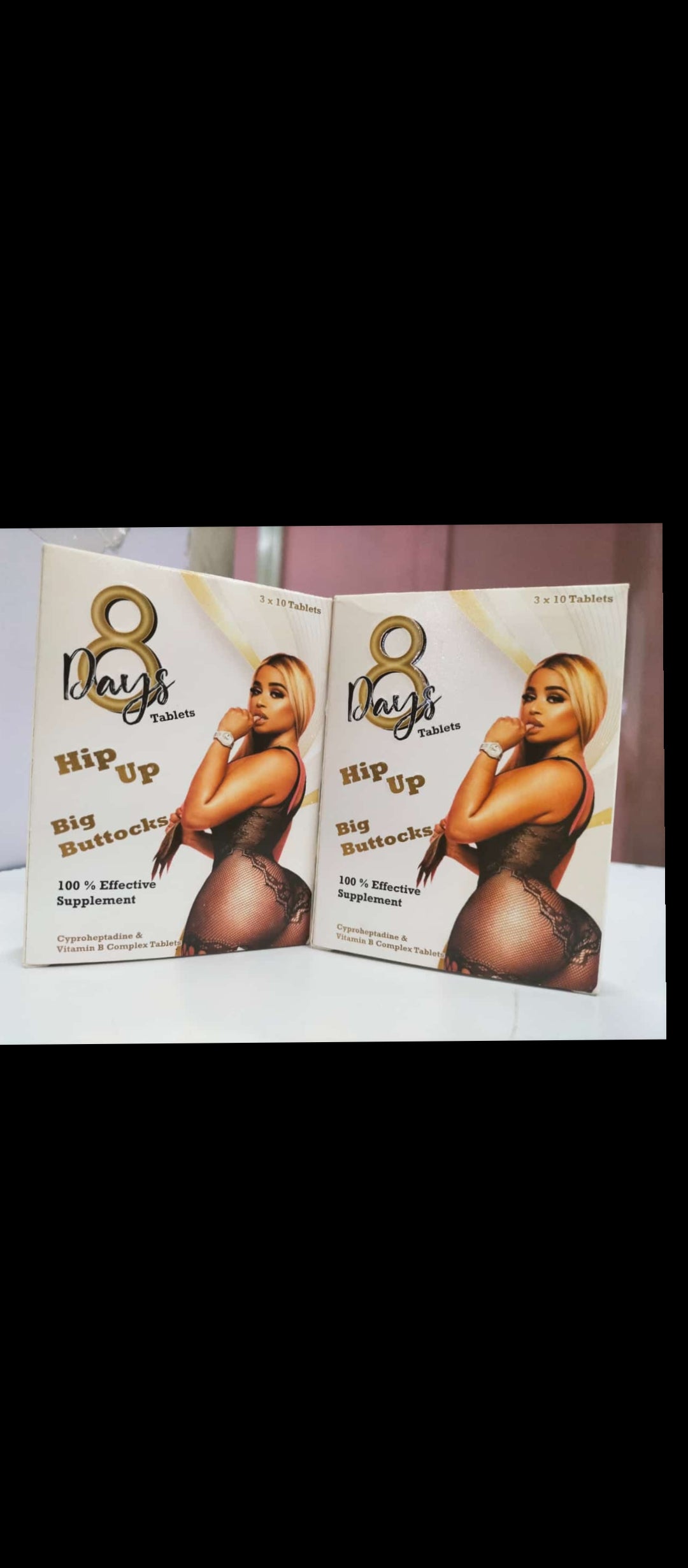 8 Days Hip-Up Pills – Natural Butt Enhancement & Firming Formula