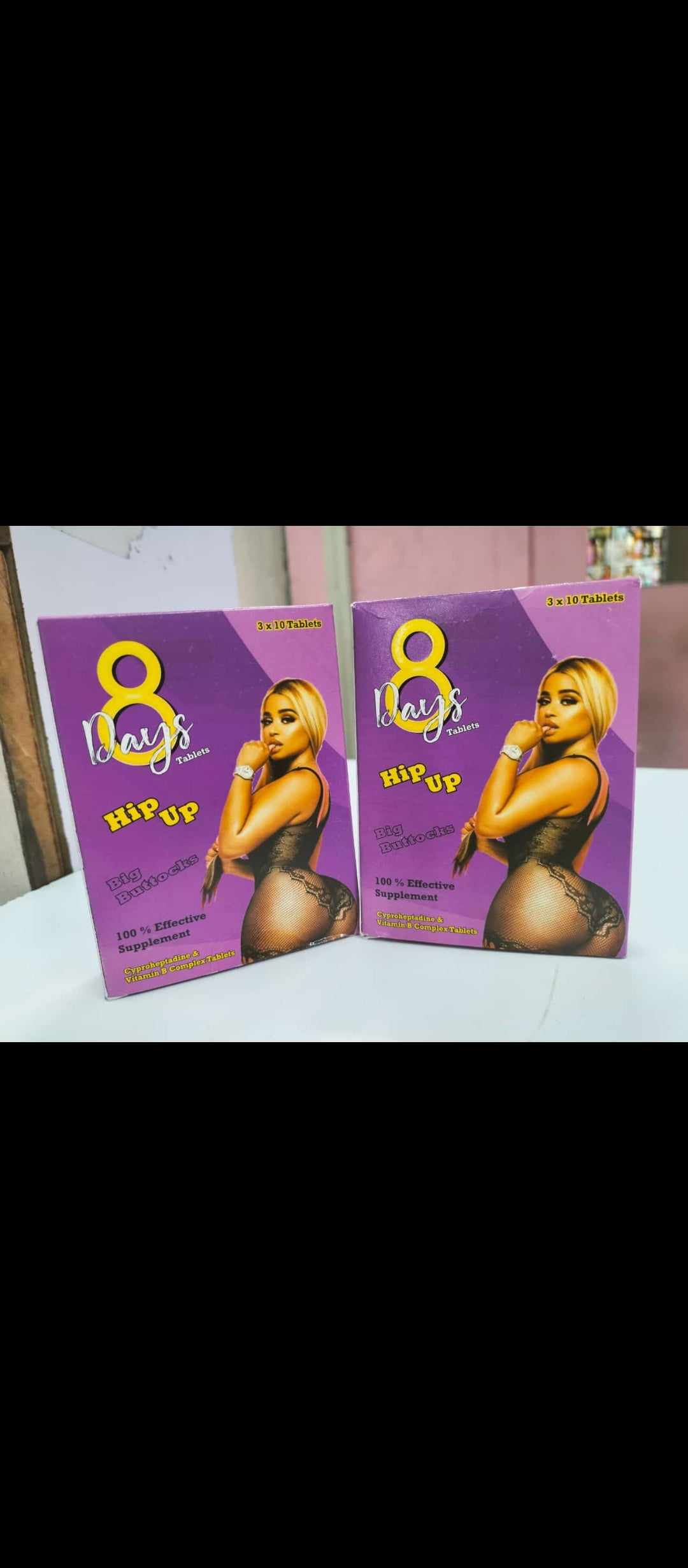 8 Days Hip-Up Pills – Natural Butt Enhancement & Firming Formula