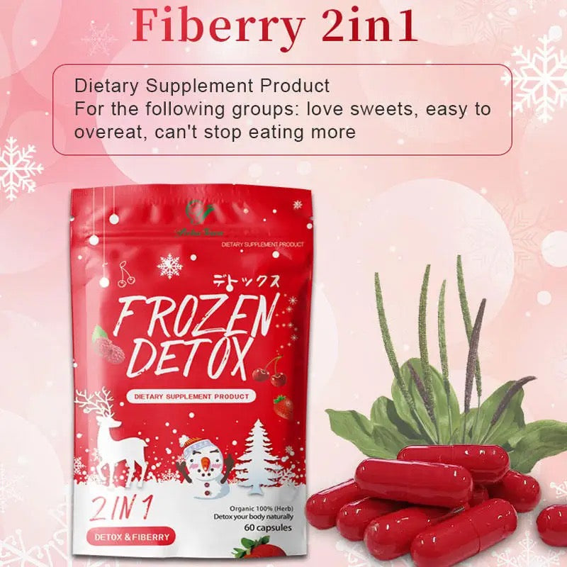 Frozen Detox Capsules | Natural Colon Cleanse & Weight Loss Support