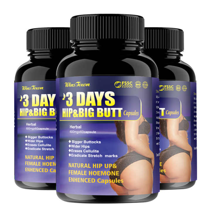 3 Days Hip and Butt Enlargement Herbal Capsules for curves and body shaping in Kenya – 600mg

