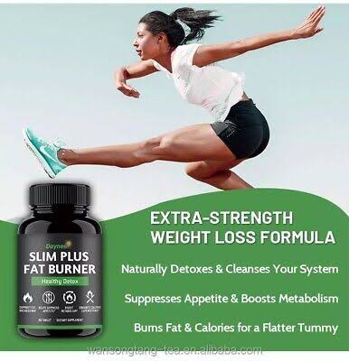 Slim Plus Fat Burner，Healthy Detox，Fat Burning 60 Tablets