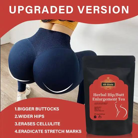 5D Gluta Hip Tea – Natural Curves & Firming | Platinum Store Kenya