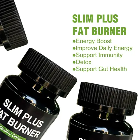 Slim Plus Fat Burner，Healthy Detox，Fat Burning 60 Tablets