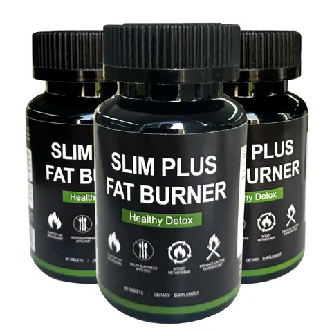 Slim Plus Fat Burner，Healthy Detox，Fat Burning 60 Tablets