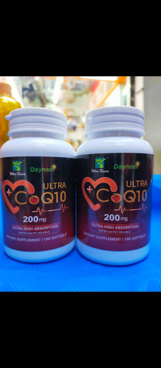 Ultra CoQ10 200mg Softgels – High Absorption Coenzyme Q10 for Heart Health & Energy
